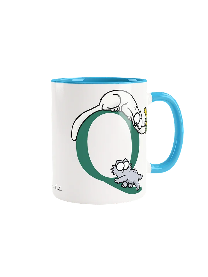 Cat Monogram Mug - Q product image (2)