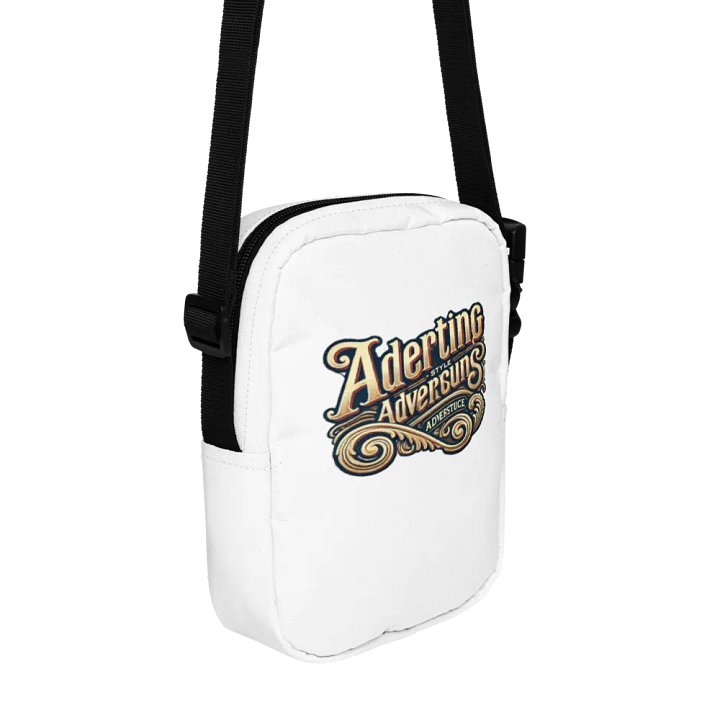 Vintage Typography All-Over Print Crossbody Bag product image (2)