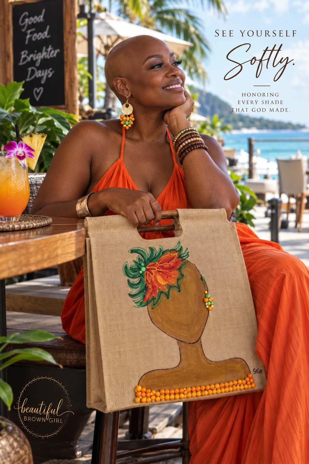 Beautiful Brown Girl Signature Custom Bag product image (4)