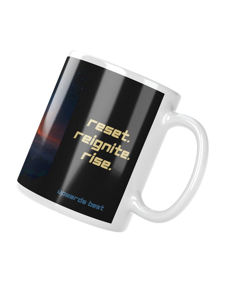 Reset. Reignite. Rise. Momentum Mug – Phoenix Cosmic product image (2)