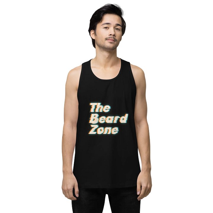 The Beard Zone Glitched Tank Top product image (1)