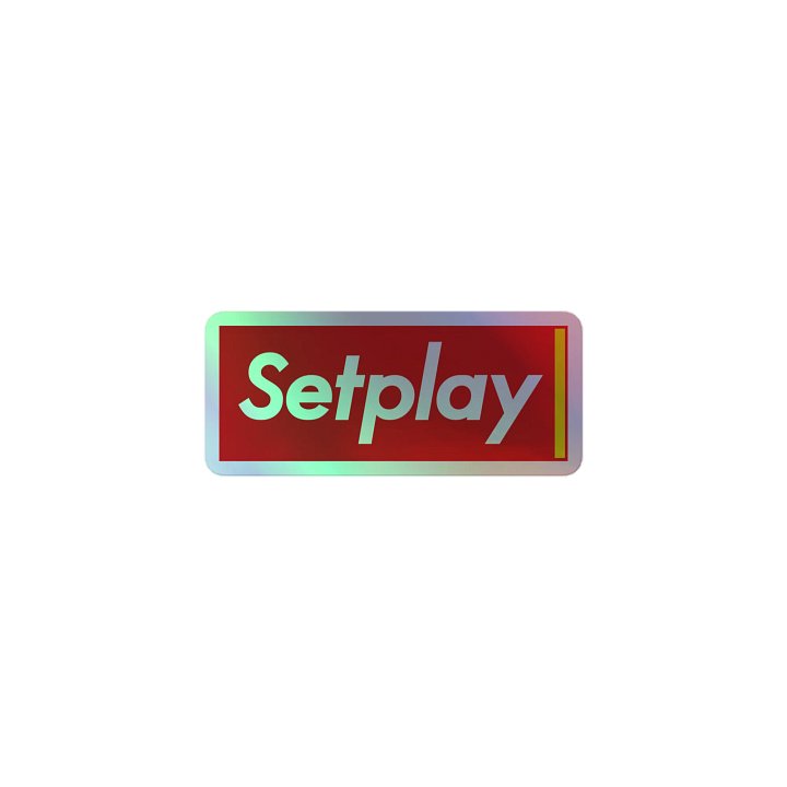 Setplay Foil Sticker product image (1)