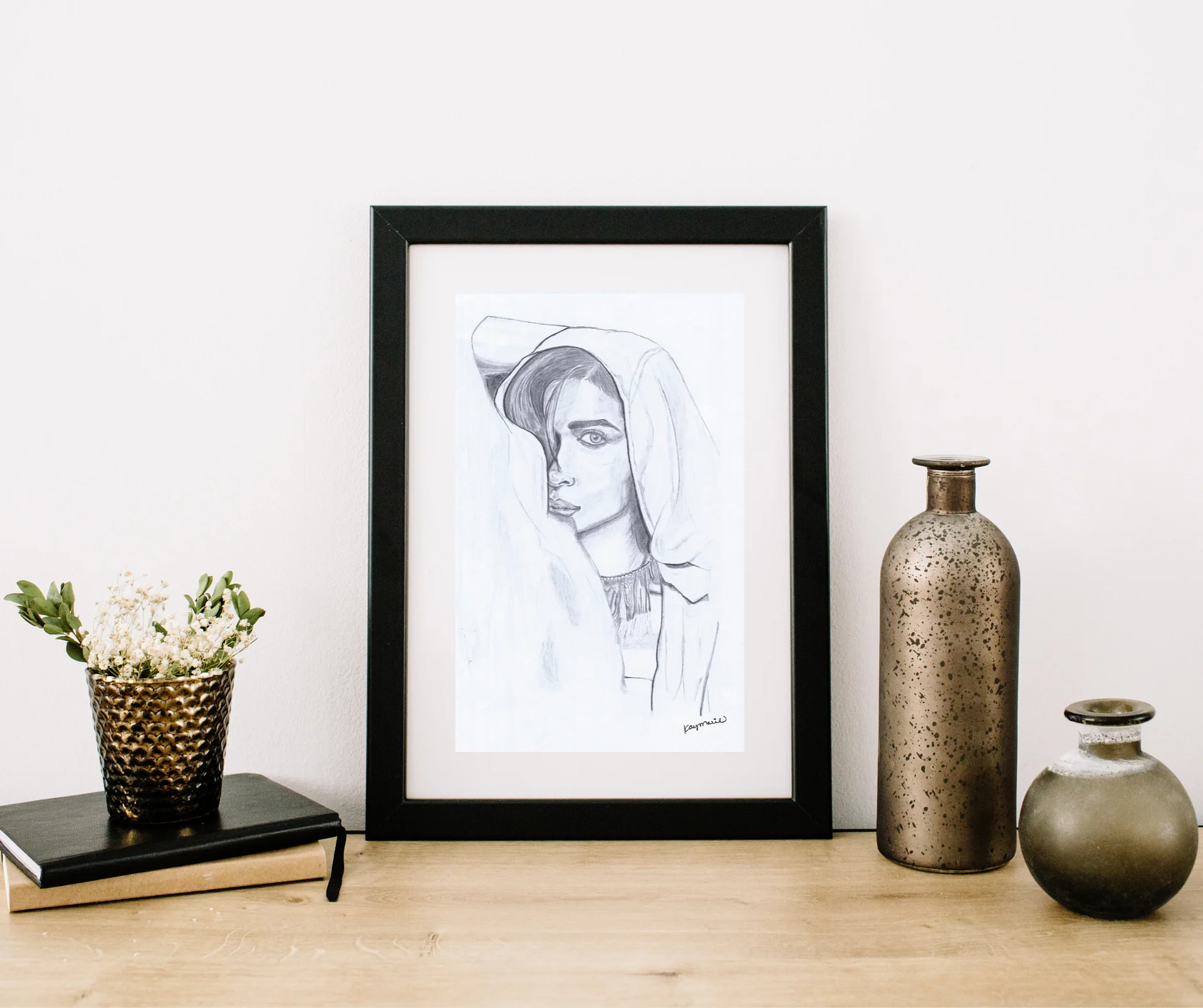 Behind Those Eye Signature Art Print product image (3)