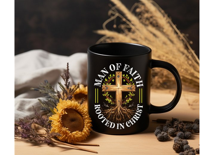 Man of Faith: Rooted in Christ Mug product image (1)
