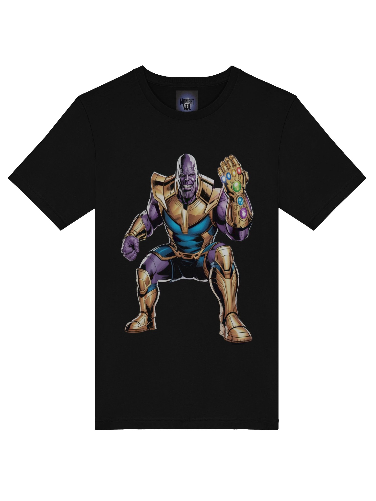 Titan's Squat: Thanos Supersoft Graphic T-Shirt product image (5)