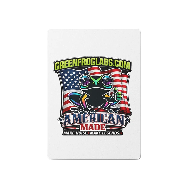 American Made Frog Poker Cards product image (1)