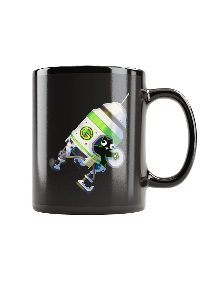 Black Mug - DerpCat II Rocket product image (2)