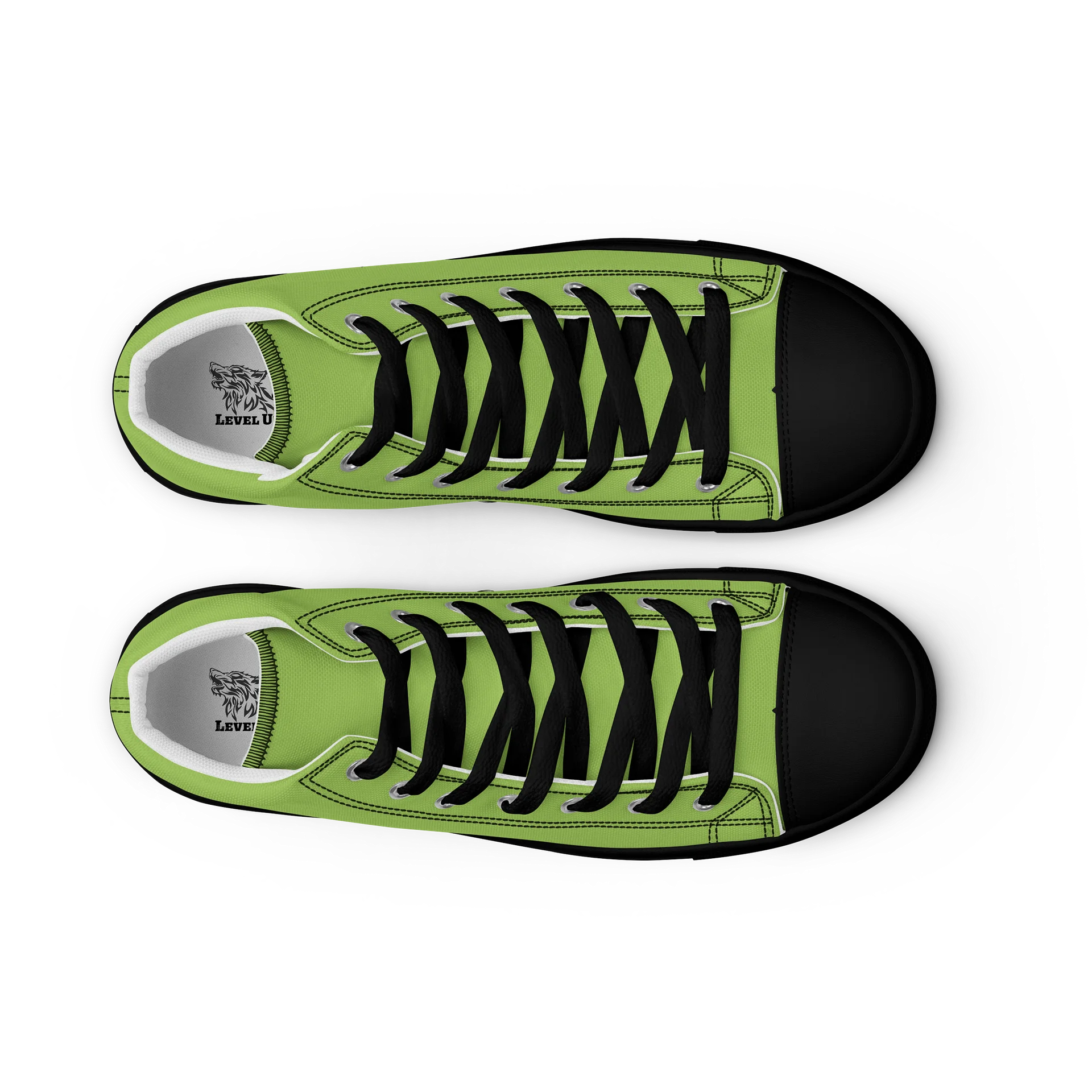WORK YOUR DOG — Retro Graphic Women's High-Top Sneakers product image (9)