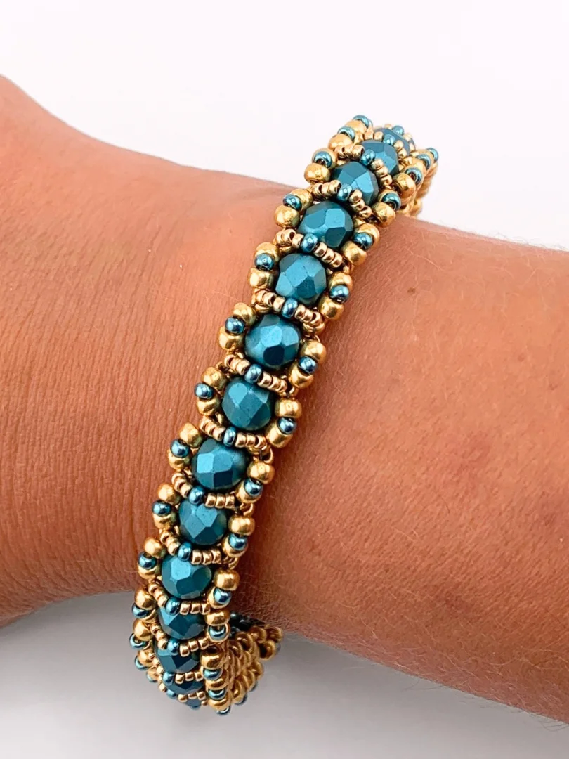 Beading Pattern - 6mm Fire-Polished Tennis Bracelet product image (3)