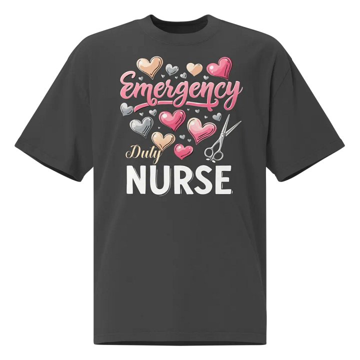 Valentines Emergency Duty Nurse T-Shirt product image (1)
