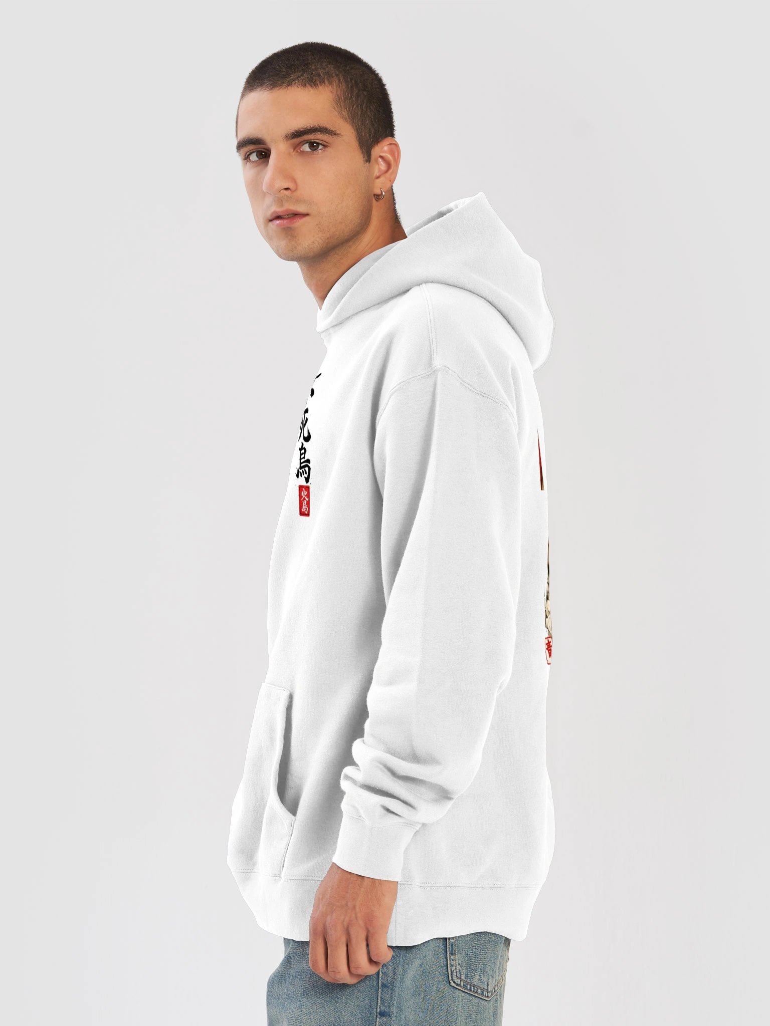 Dragon Rising Hoodie — Japanese Red Sun Dragon Back Print product image (6)