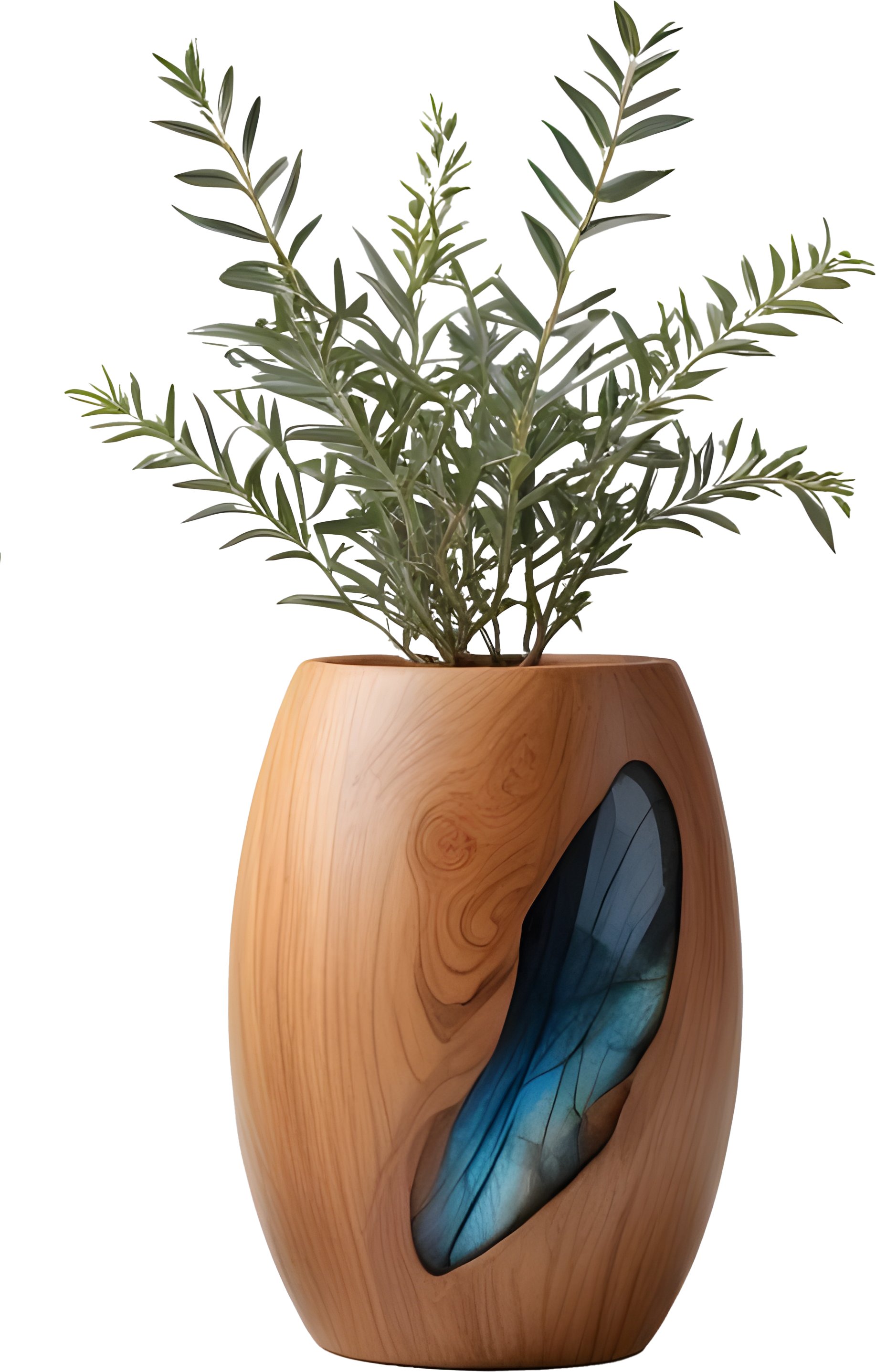 Organic Elegance – Handcrafted Boho Vase PNG product image (1)