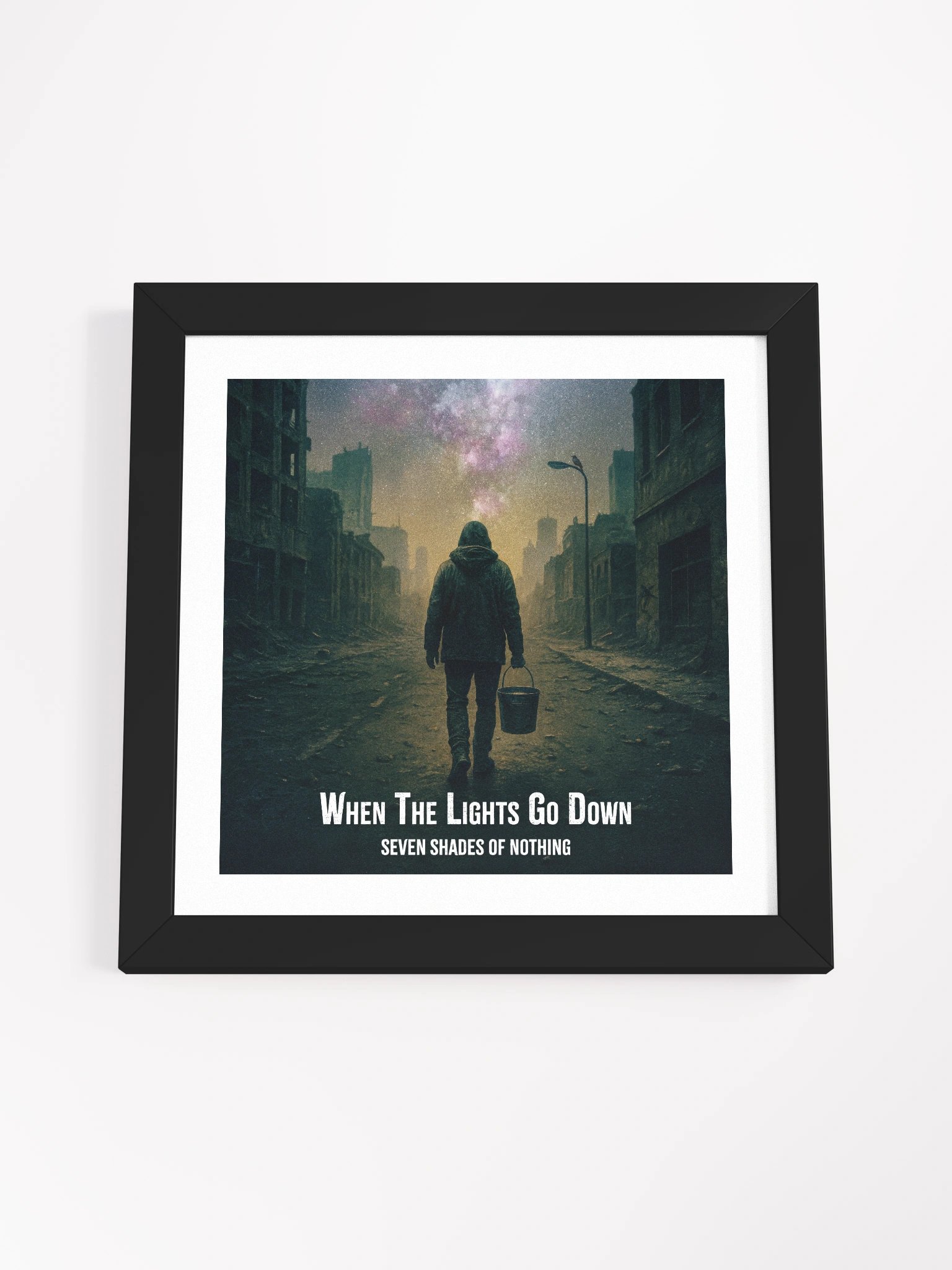 When The Lights Go Down | Original Single Artwork – Framed High-Quality Matte Poster product image (4)