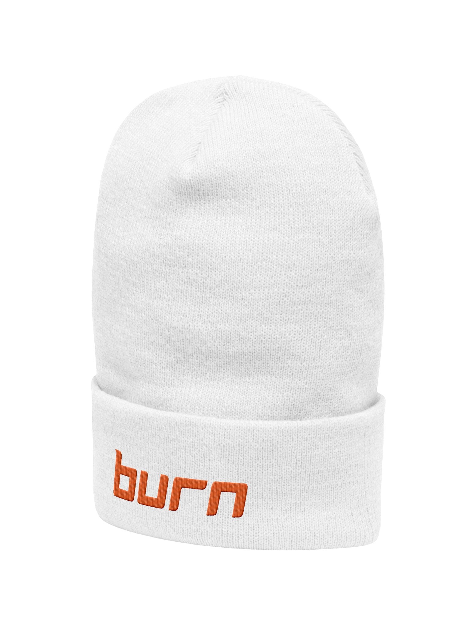 "Burn Music" Text Cuffed Beanie product image (2)