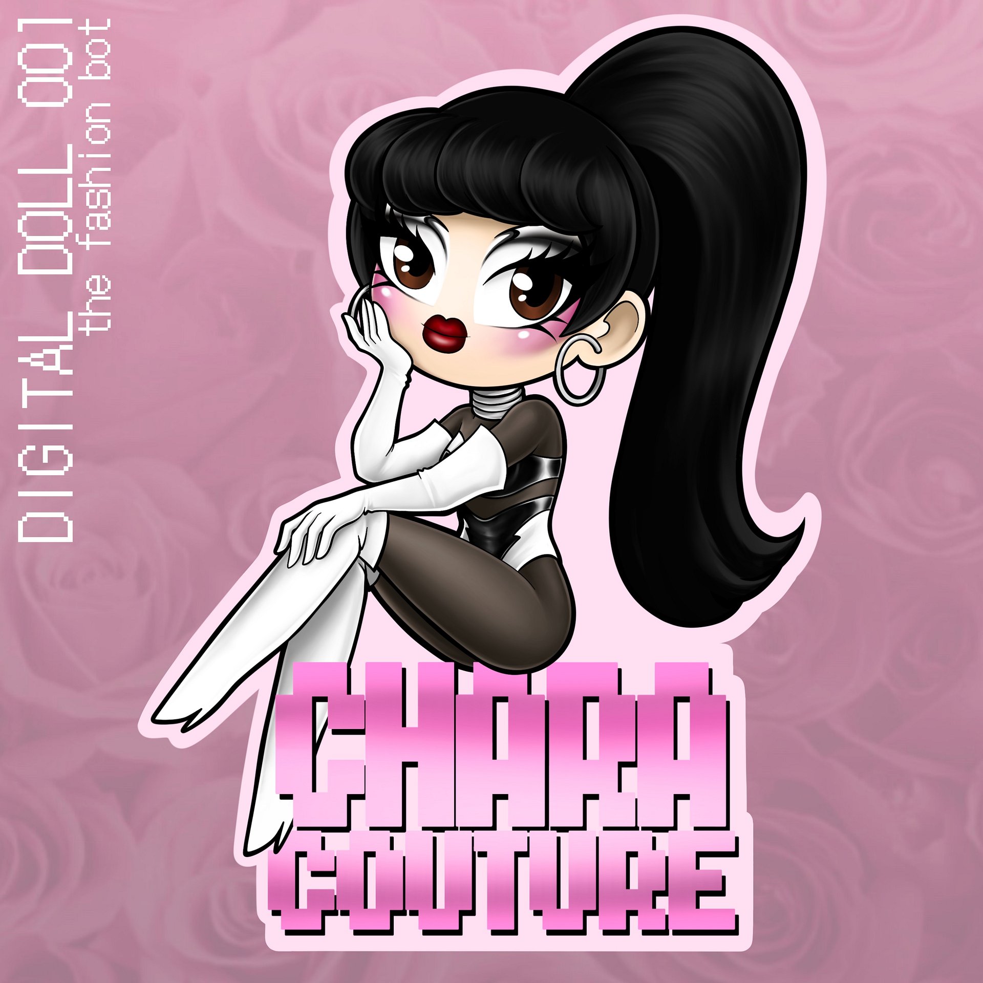 Fashion Bot Sticker - Digital Doll Series 001 product image (3)