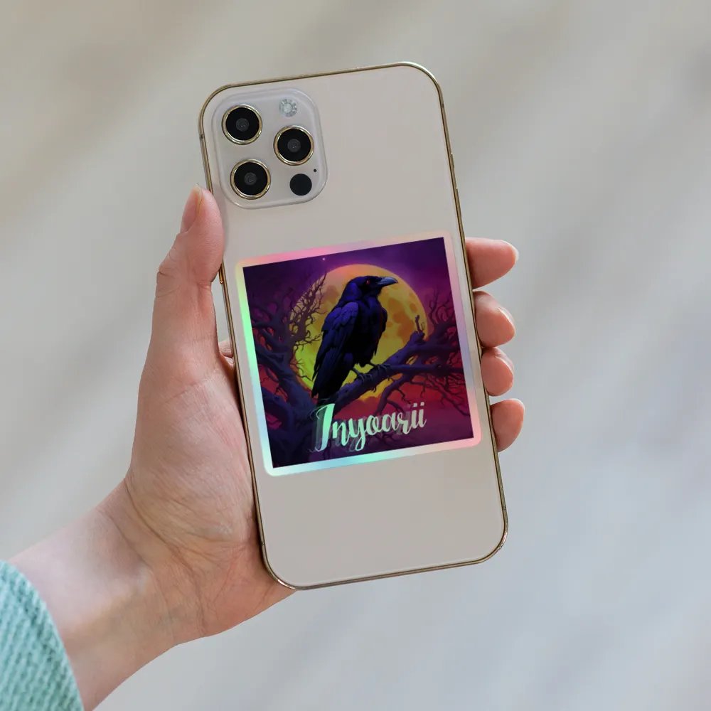 Holo Raven Sticker product image (8)