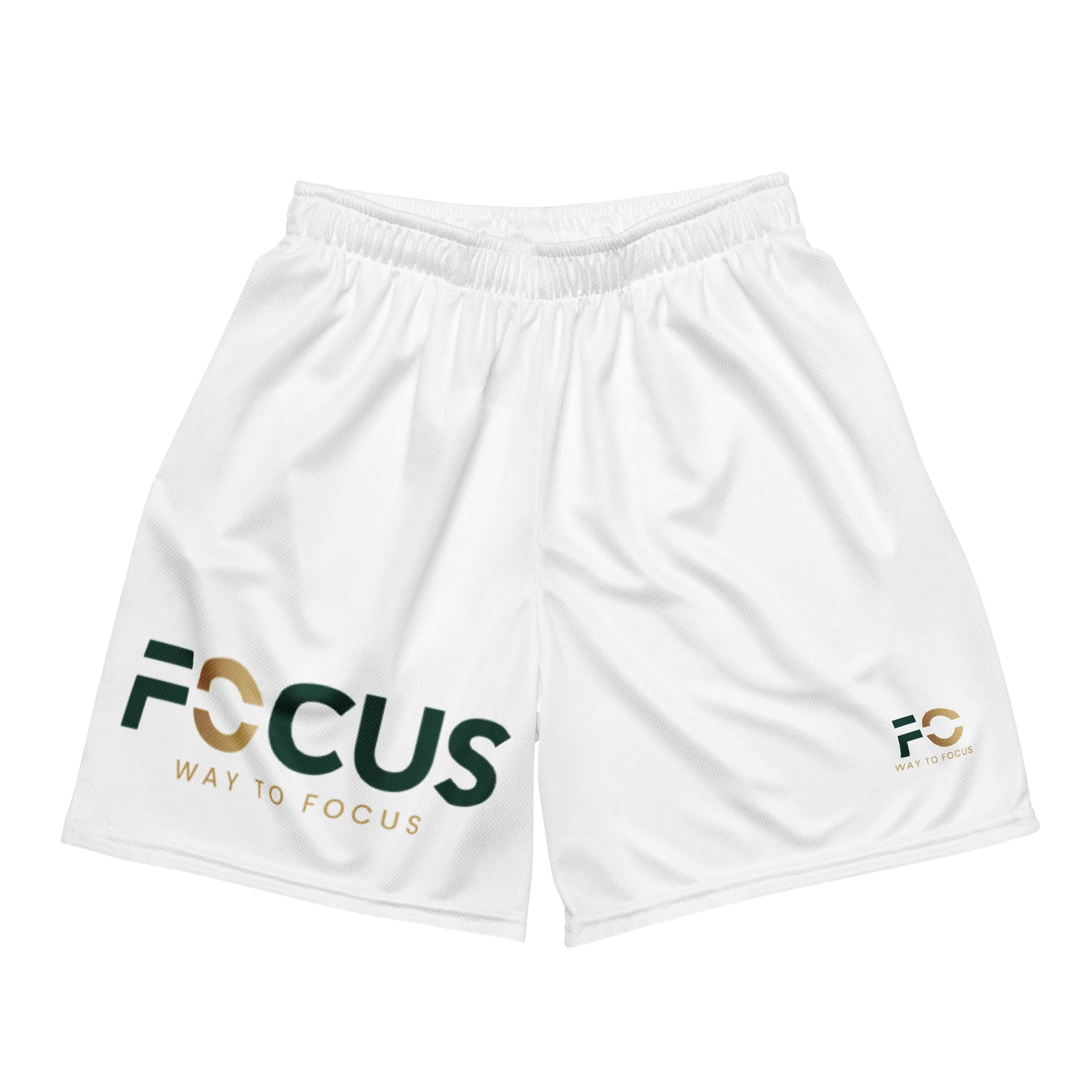 FOCUS Shorts — White product image (2)
