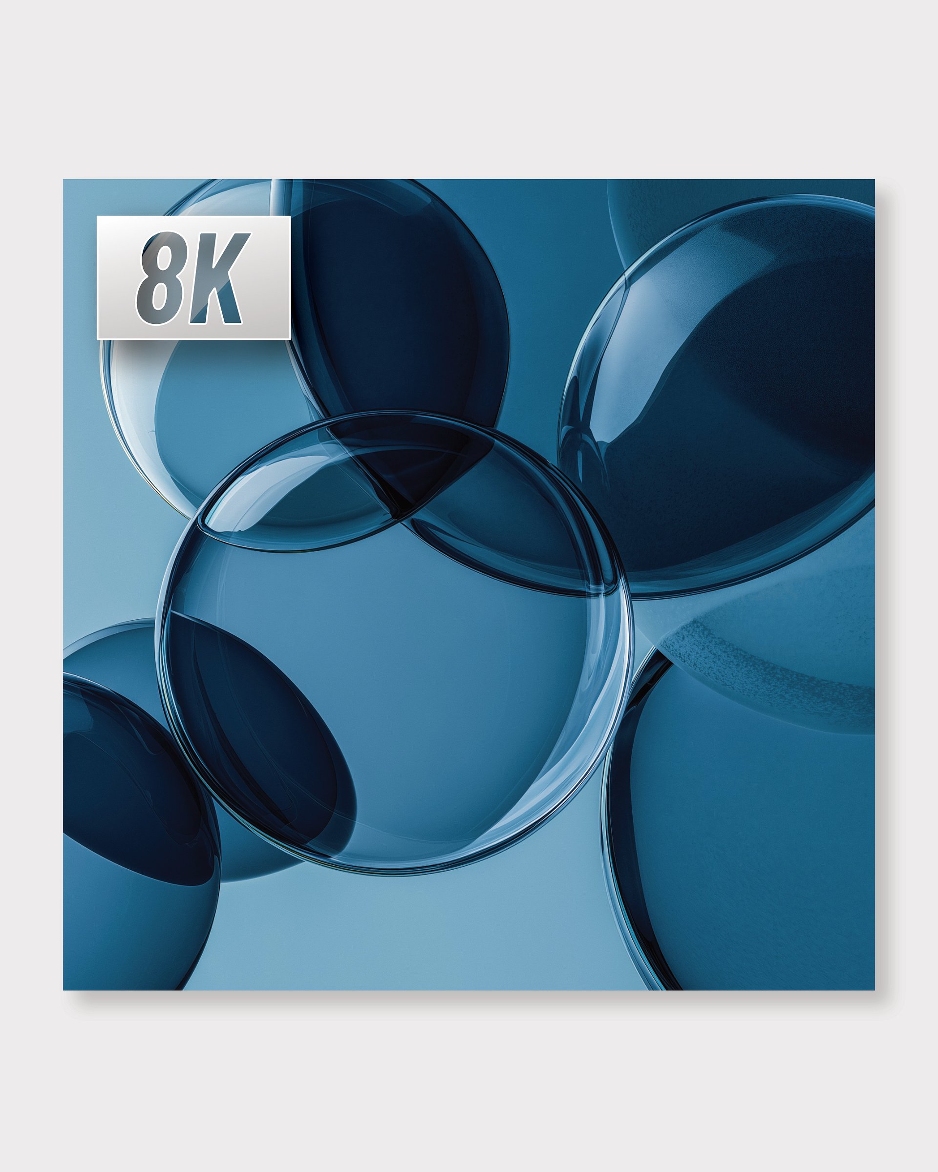 Aqua Glass 8K Wallpaper Pack product image (10)