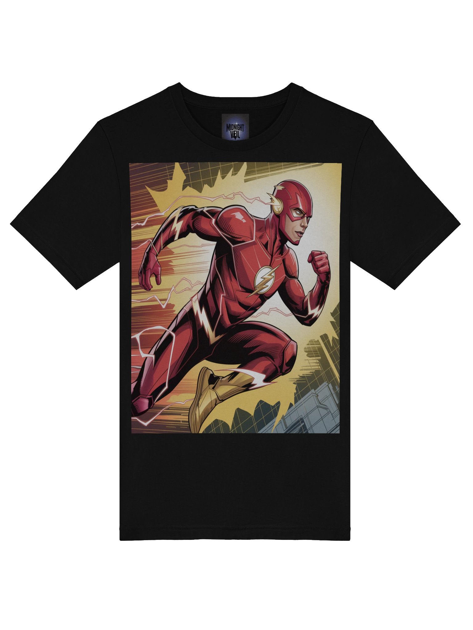Lightning Surge: The Flash Dynamic Dash T-Shirt product image (7)