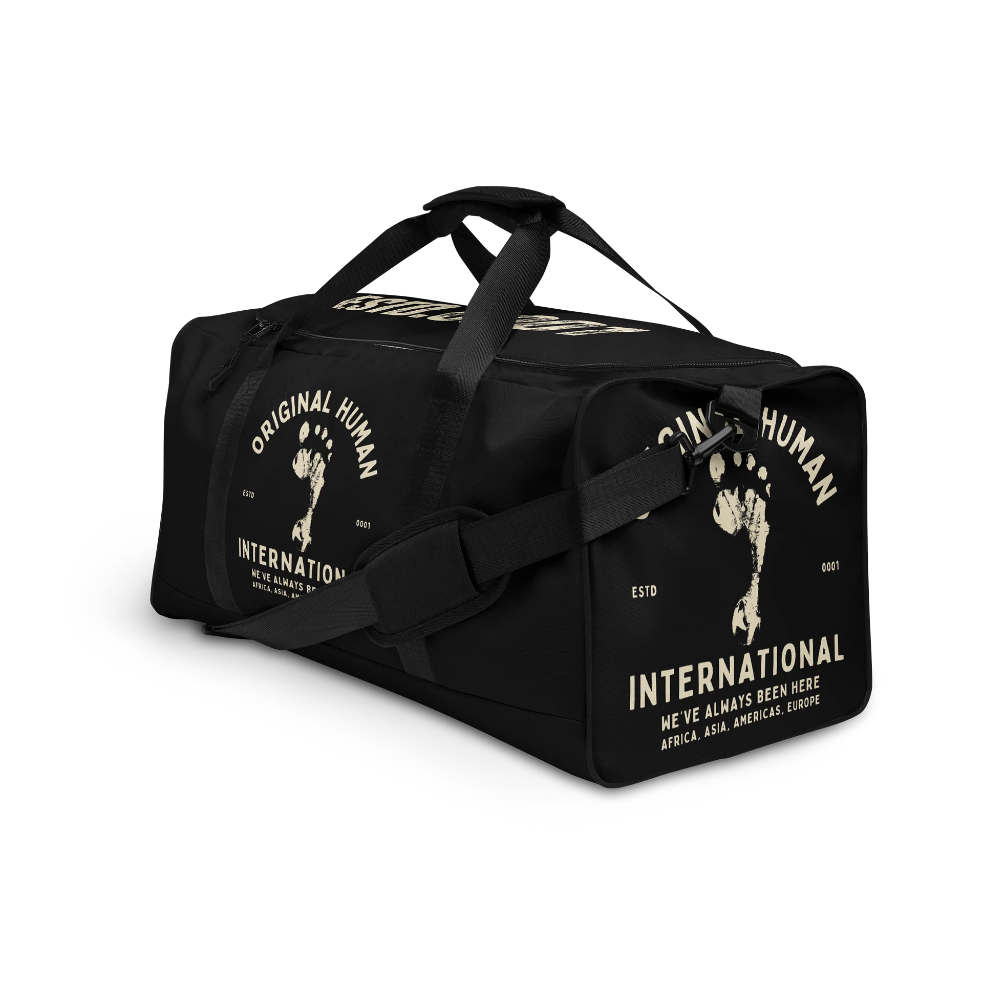 Original Human Gym & Overnight Bag | Footprint | Originology | Black History X product image (3)