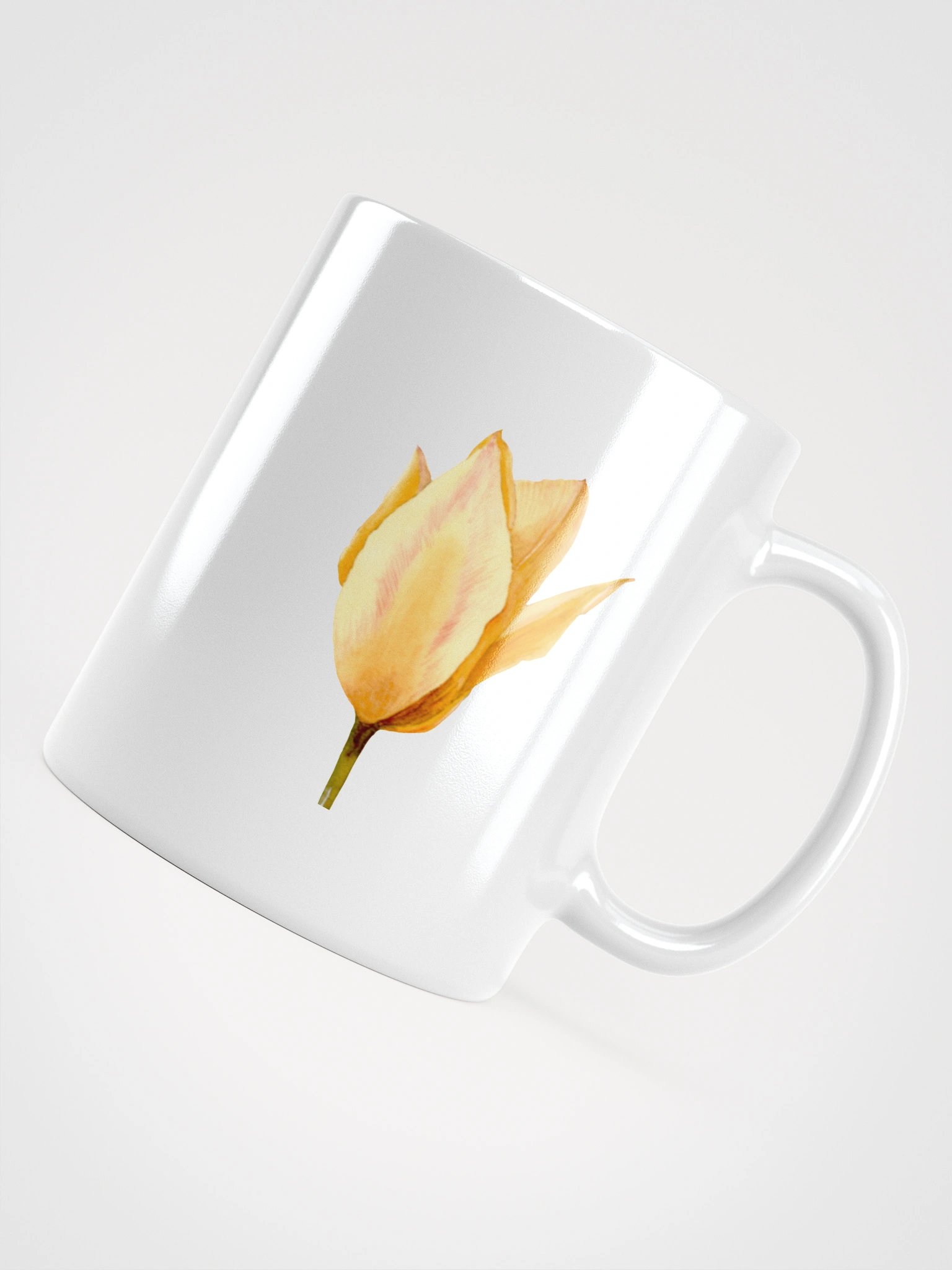 Tulip White Glossy Mug product image (5)