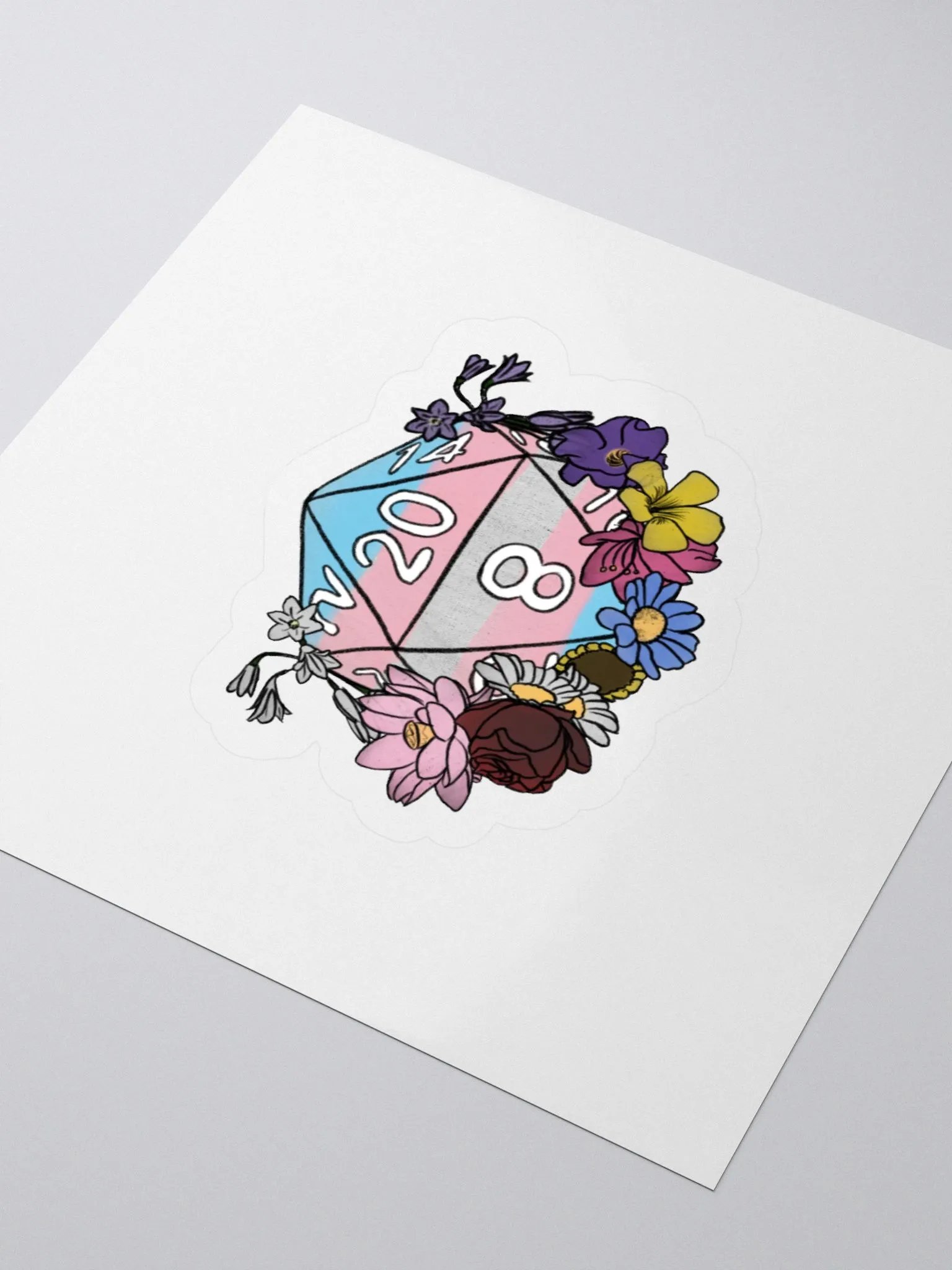 DnD Inspired Pride - Sticker - Trans product image (3)