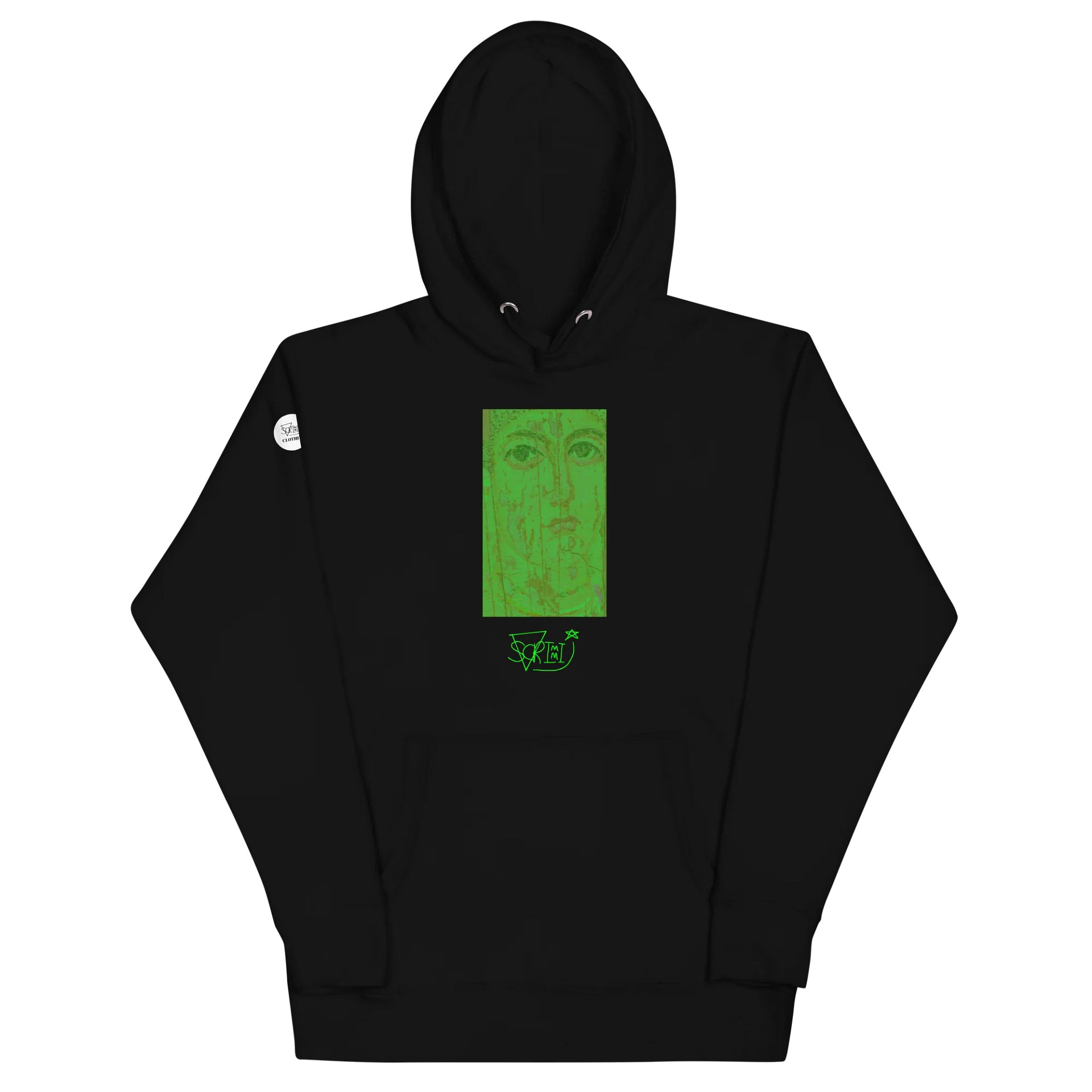 Black/Green Virgin Mary Hoodie product image (1)