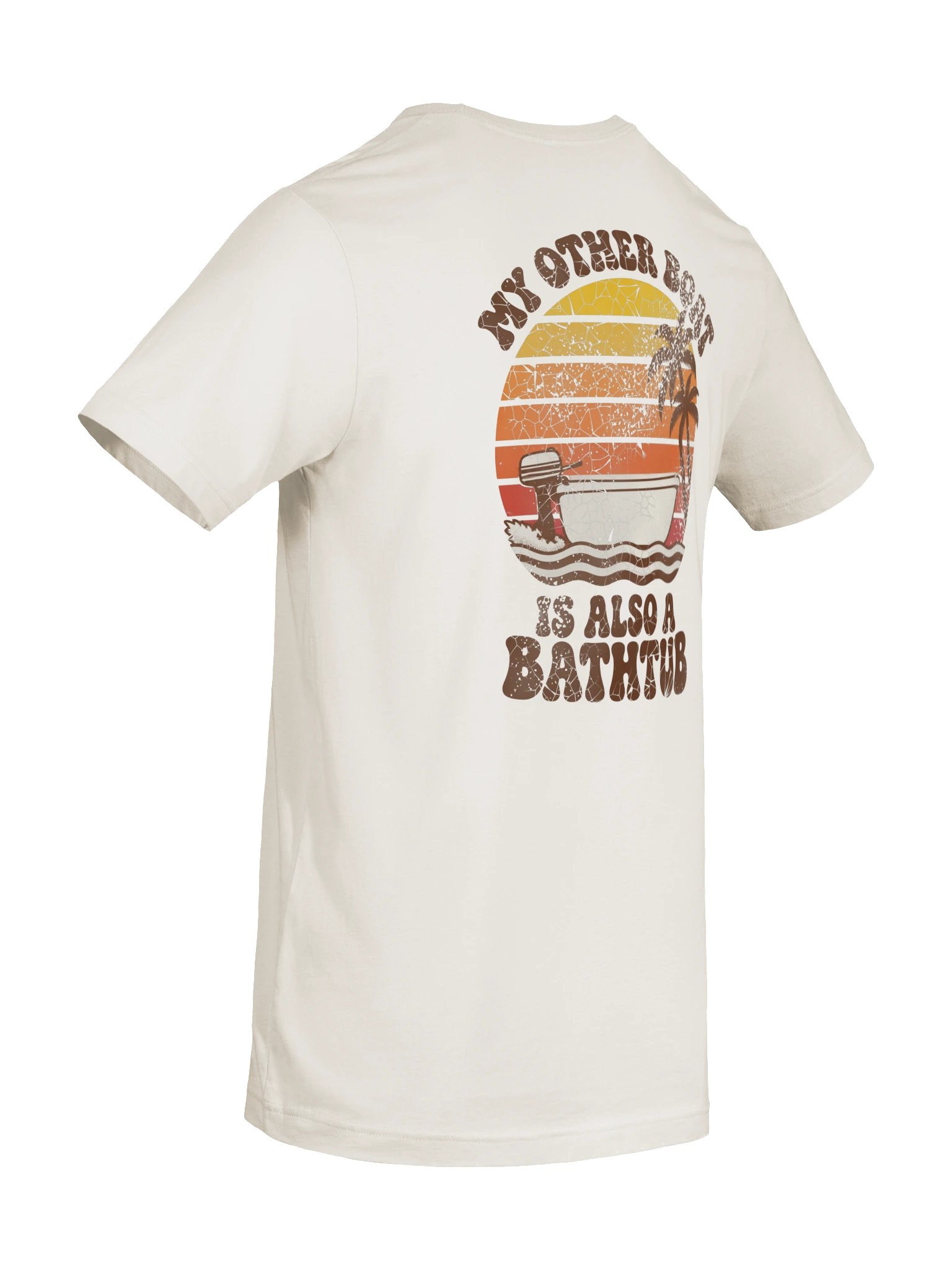 My Other Boat Is Also A Bathtub - 70s Sunset - Tee product image (22)