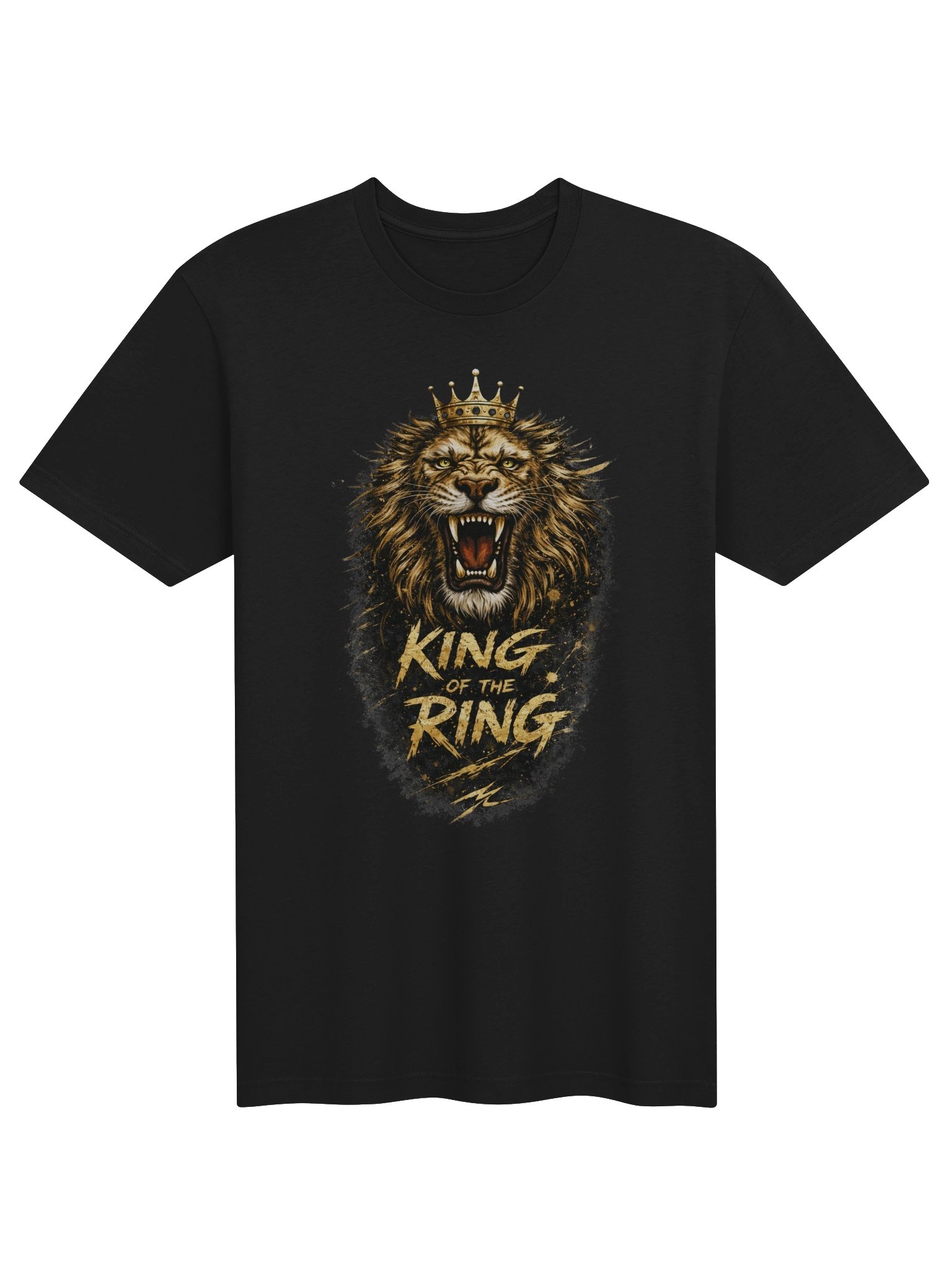 Regal Roar Lion Crown T-Shirt product image (1)