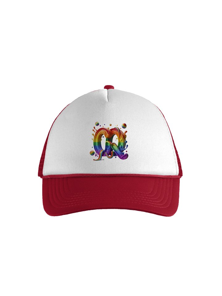 CQ Rainbow Emblem Trucker Hat product image (2)