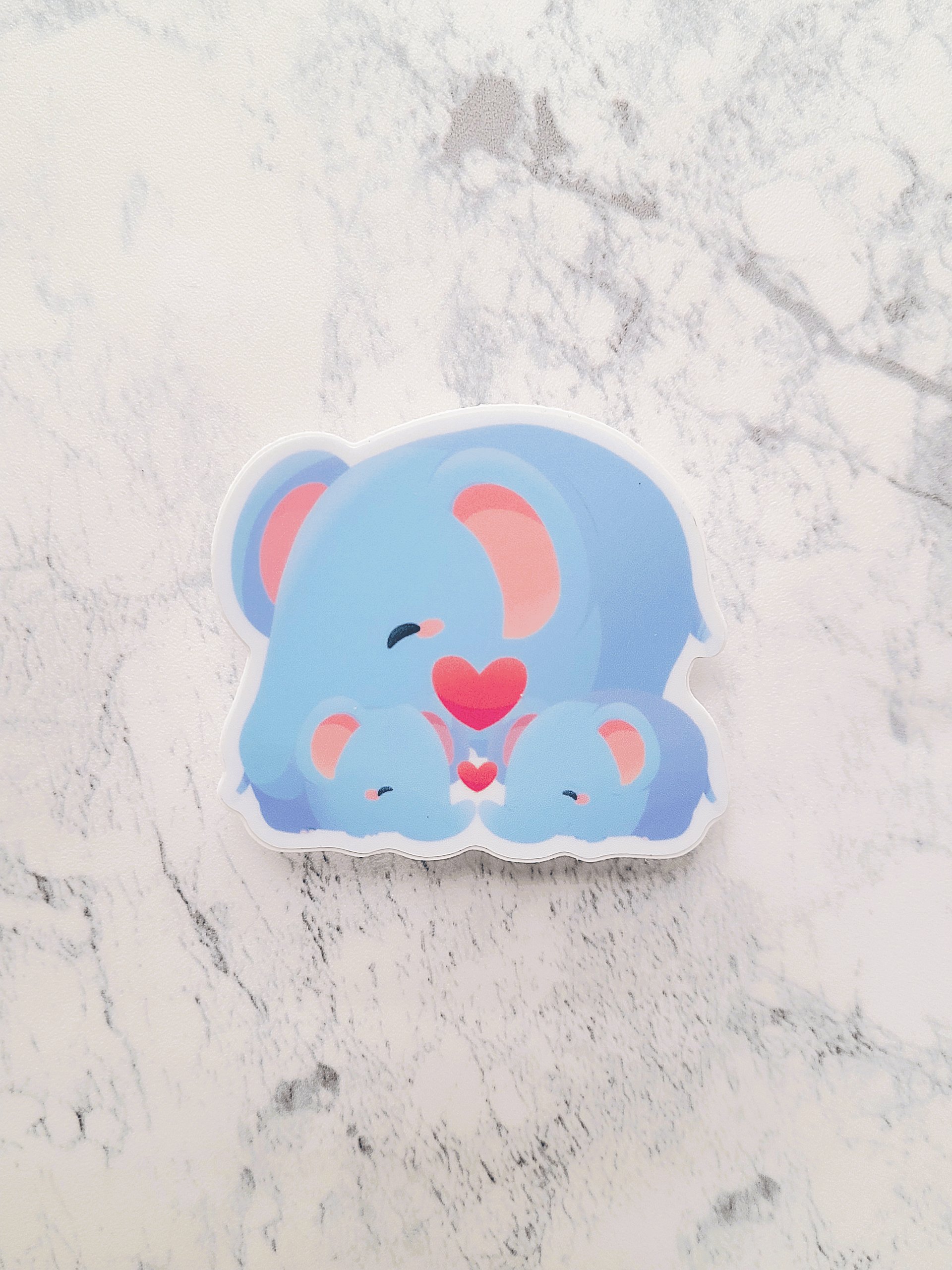 Elephant Family Sticker product image (1)