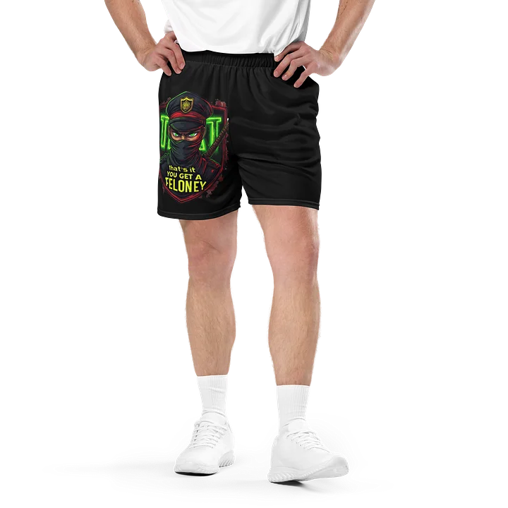 Neon Enforcer All-Over Mesh Shorts product image (1)