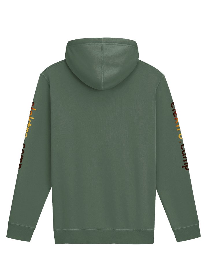 Independent Trading Co. Pigment Dyed Hoodie Elektro Camping product image (2)