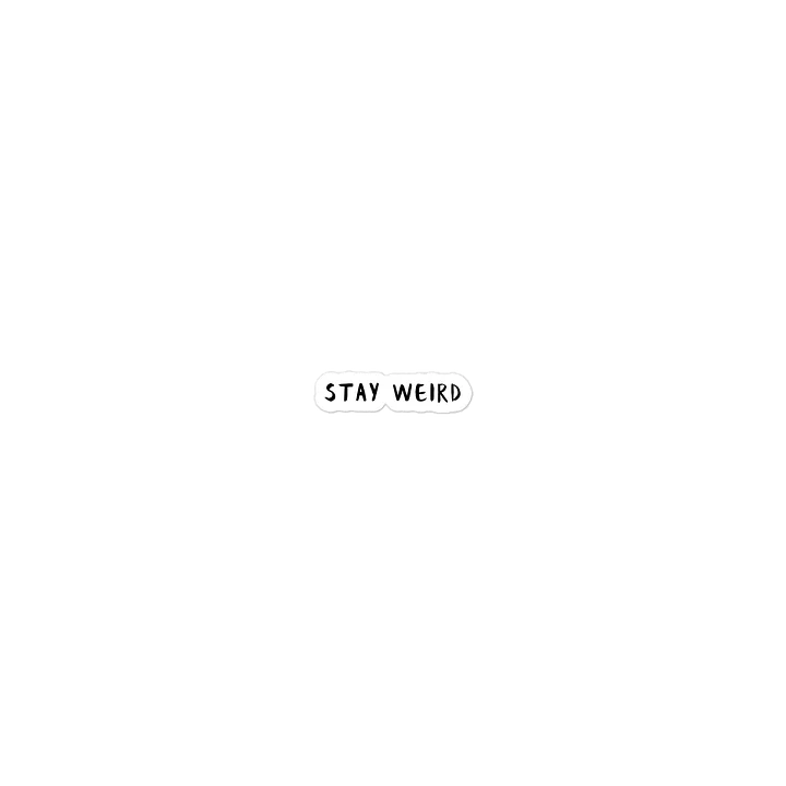 stay weird stickers product image (1)