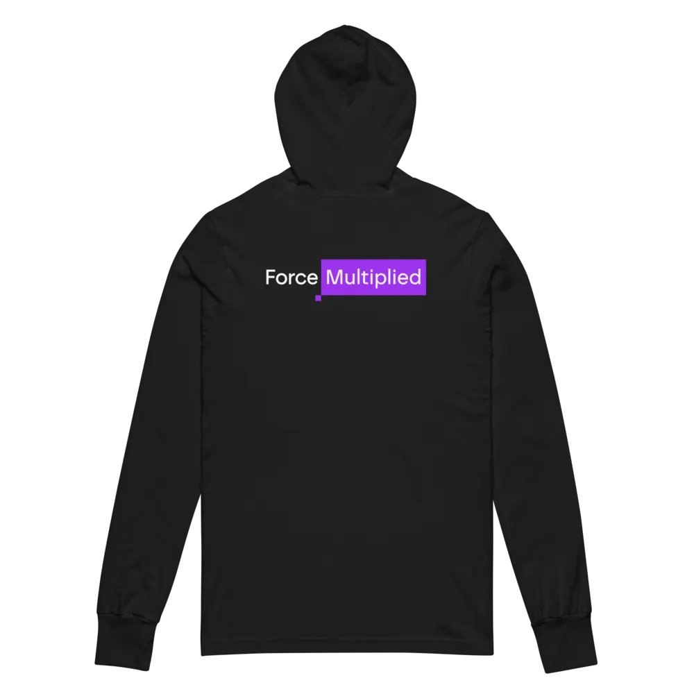 RO Bella + Canvas Long Sleeve Hooded Tee (BACK TAGLINE) product image (6)