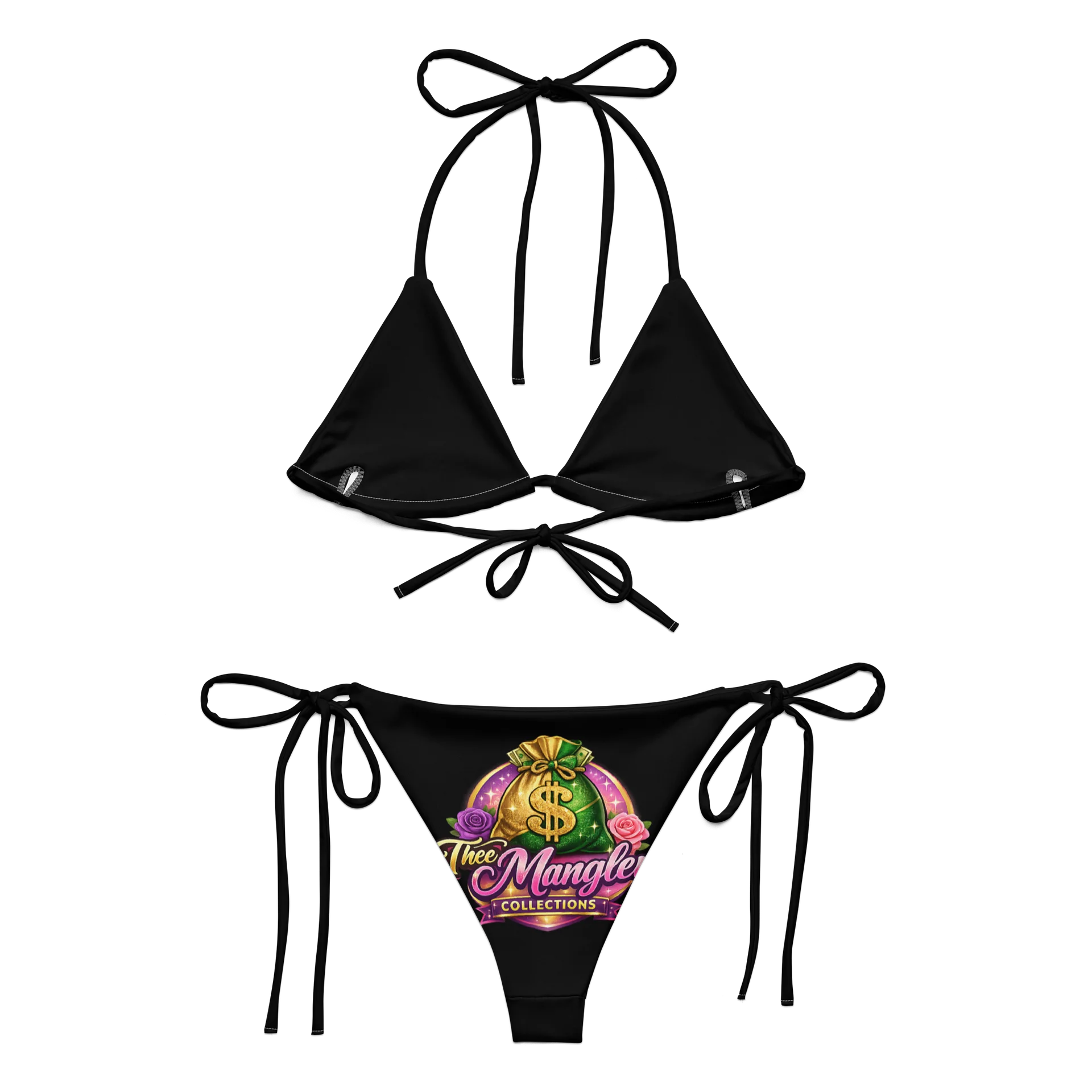 Thee Mangler Collections Bikini Set black product image (1)
