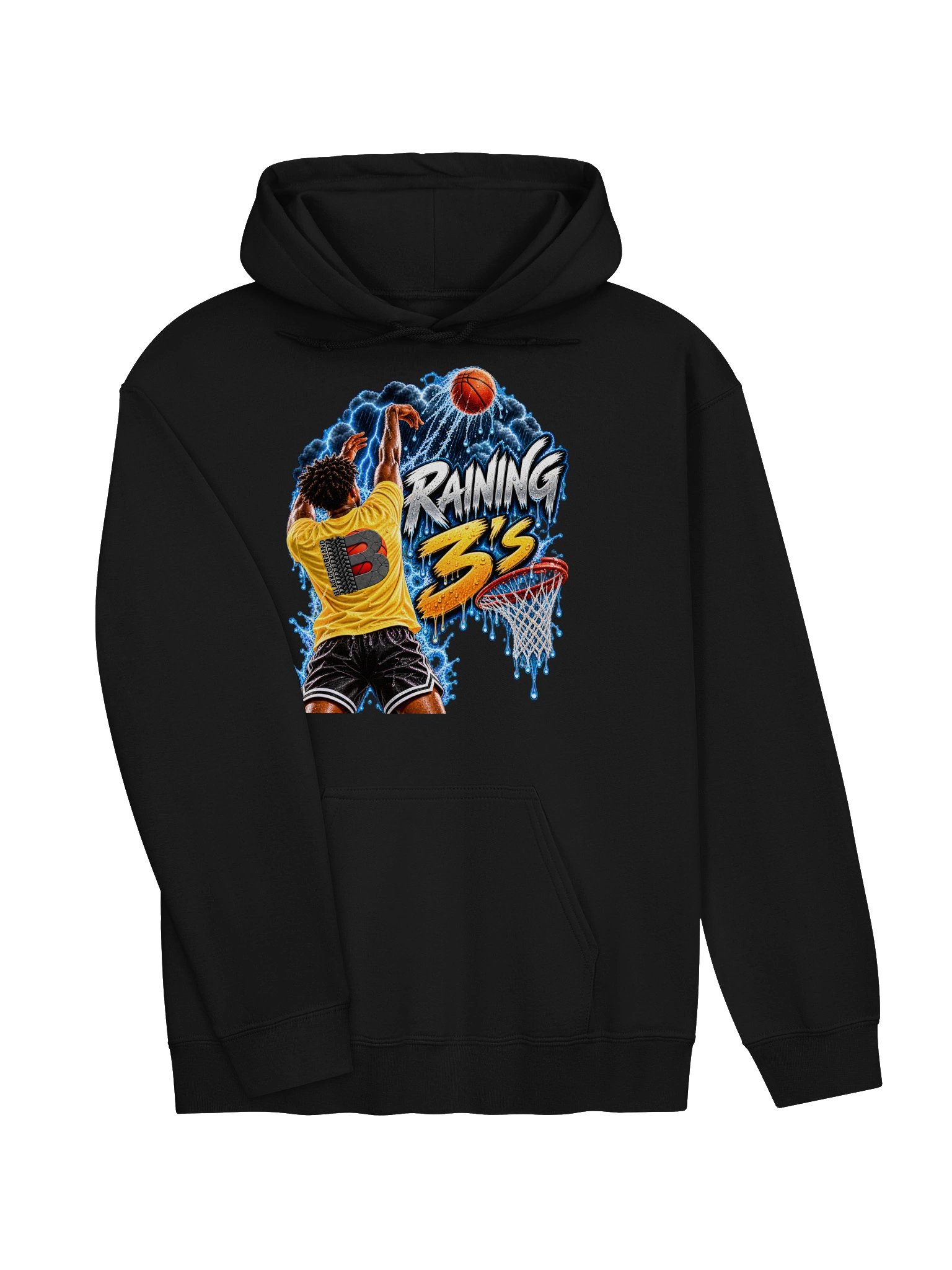 Blacktop Brand Raining 3's Pullover Hoodie product image (30)