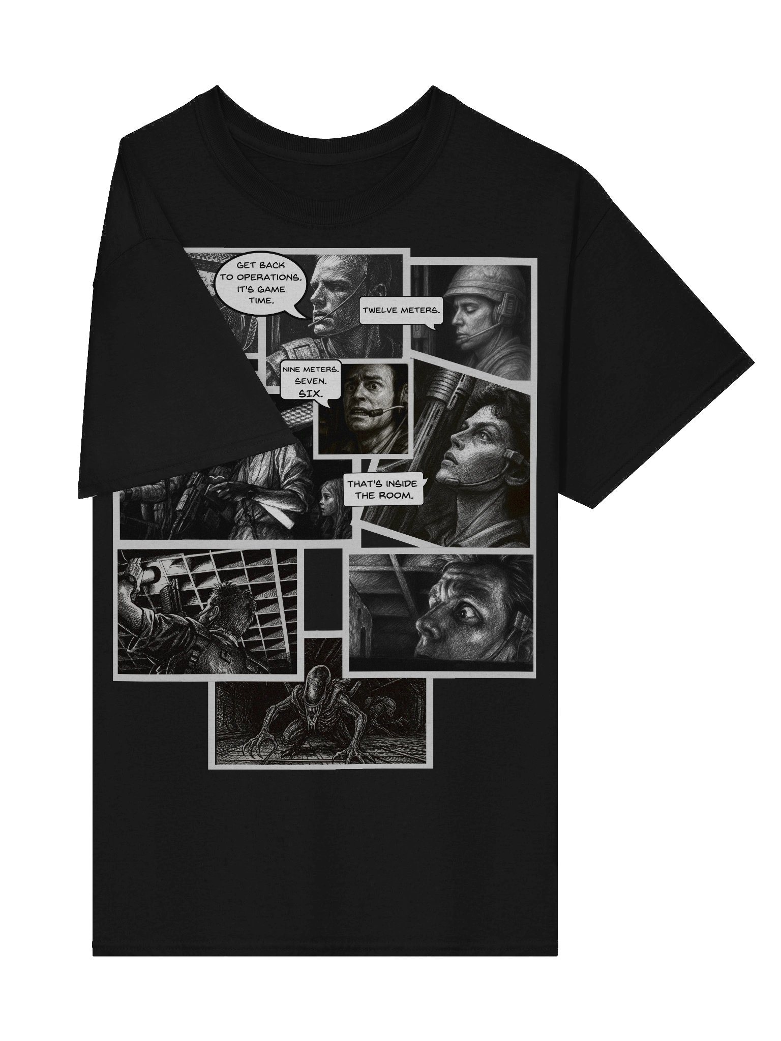 Aliens inspired Inside The Room Scene Tee product image (41)