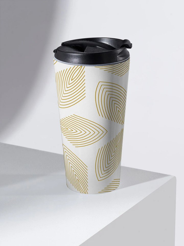 Golden Leaf Luxe – Reusable Travel Mug product image (2)