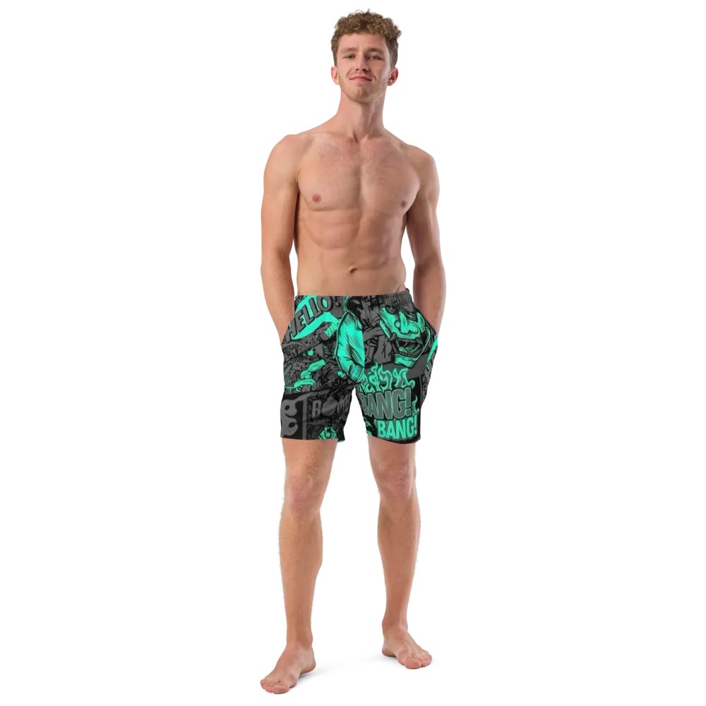Comic Chaos Men's Swim Trunks product image (10)