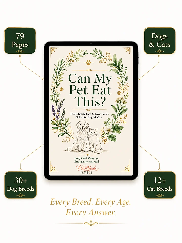 Can My Pet Eat This?™ The Complete Safe & Toxic Food Guide for Dogs & Cats product image (2)