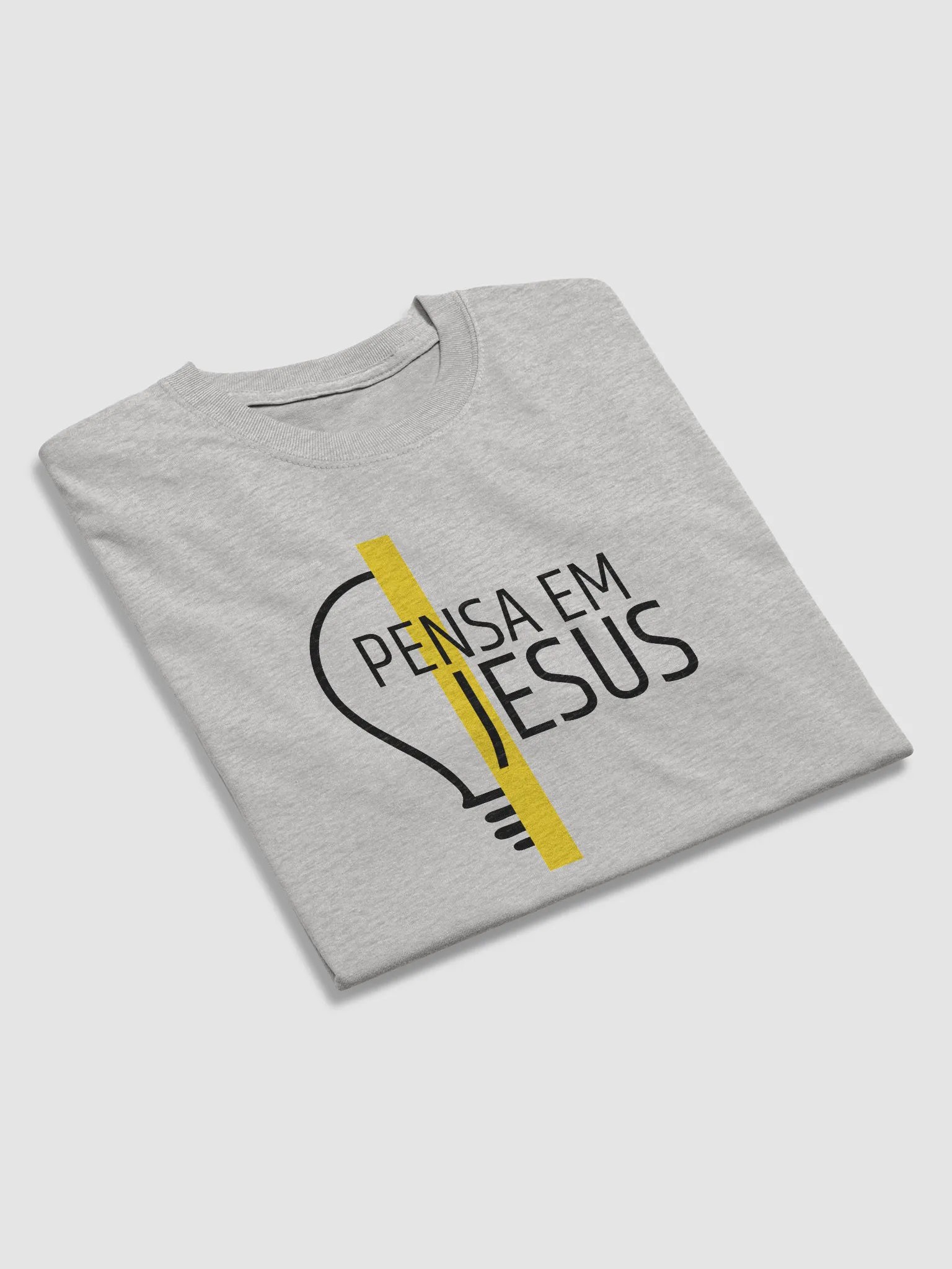 Portuguese Think About Jesus T-shirt Design product image (78)