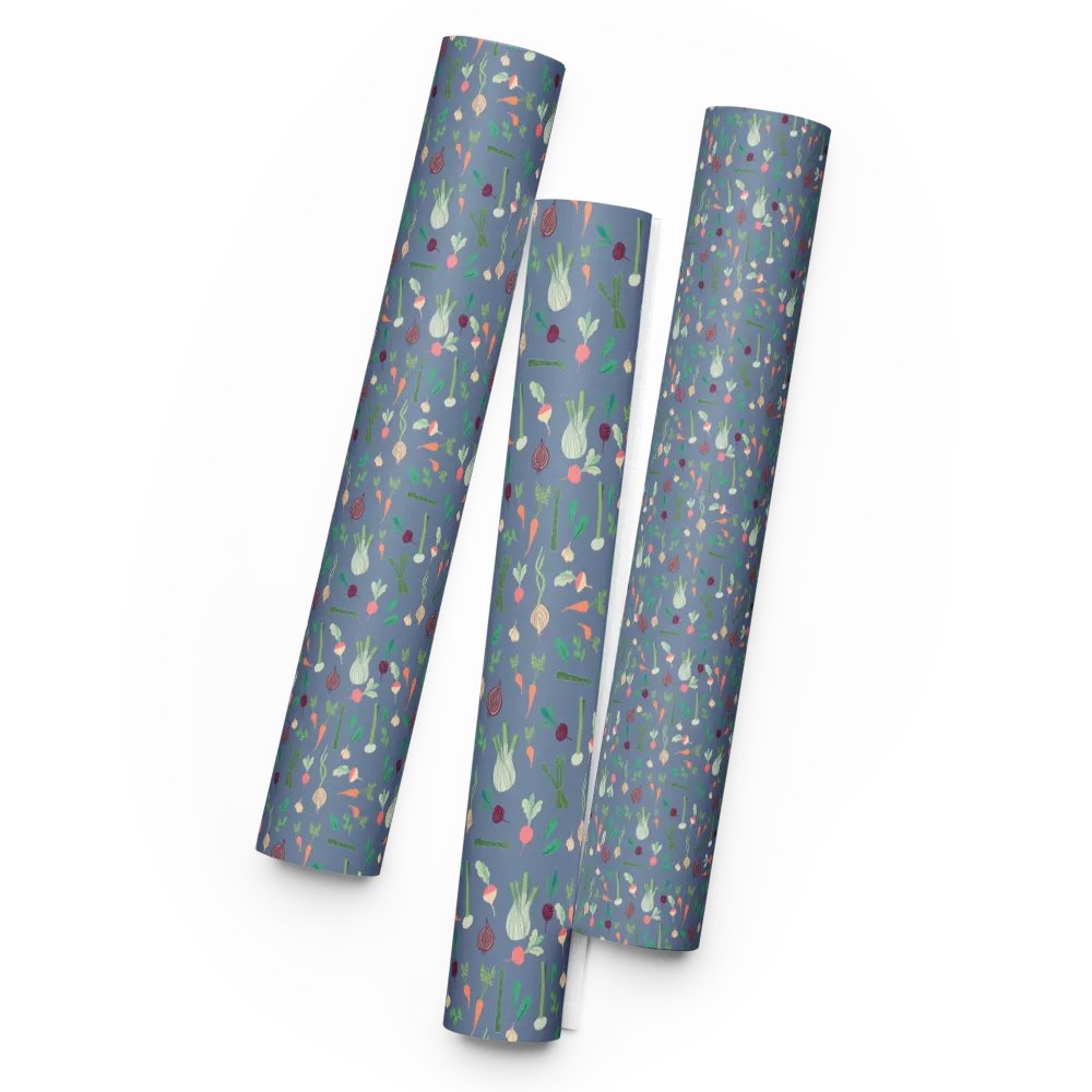 Summer Vegetable Patch Wrapping Paper product image (3)
