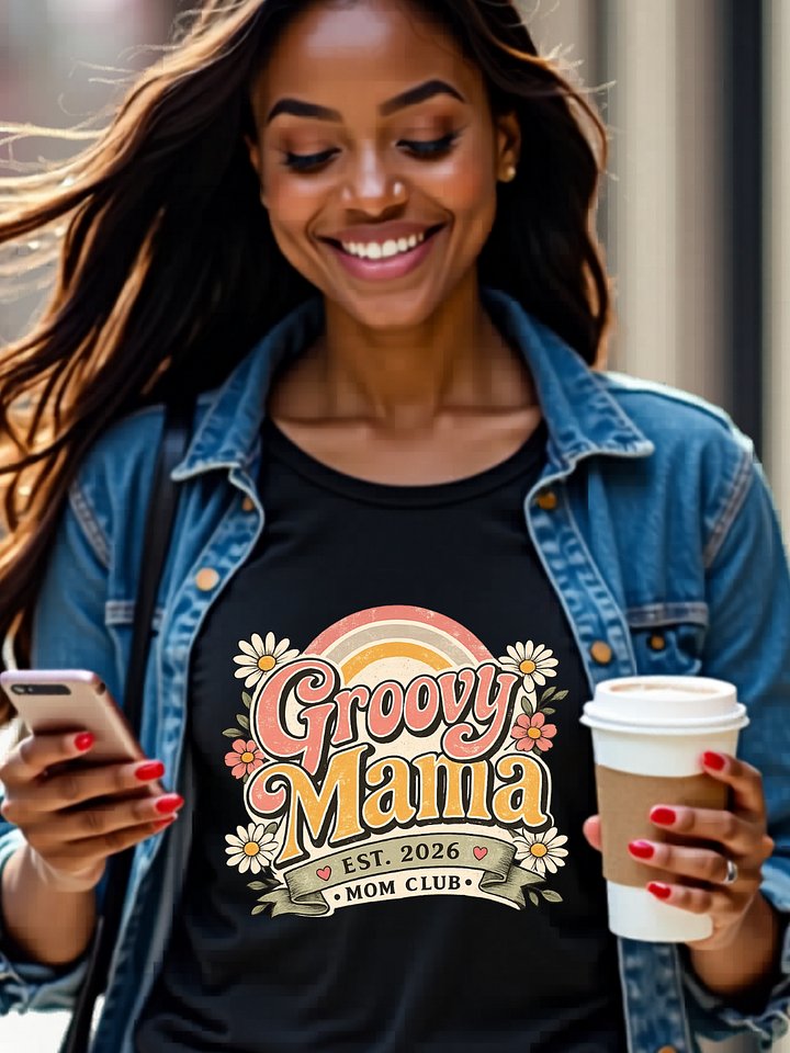 Groovy Mama Retro T-Shirt product image (2)