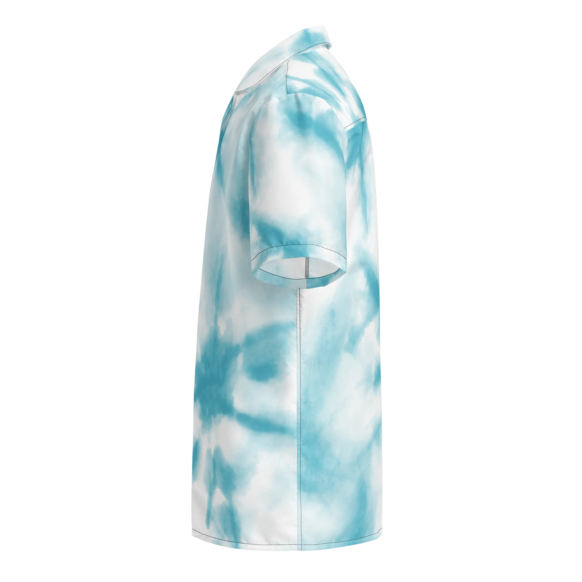 Blue Cloudwave Hawaiian Shirt product image (3)
