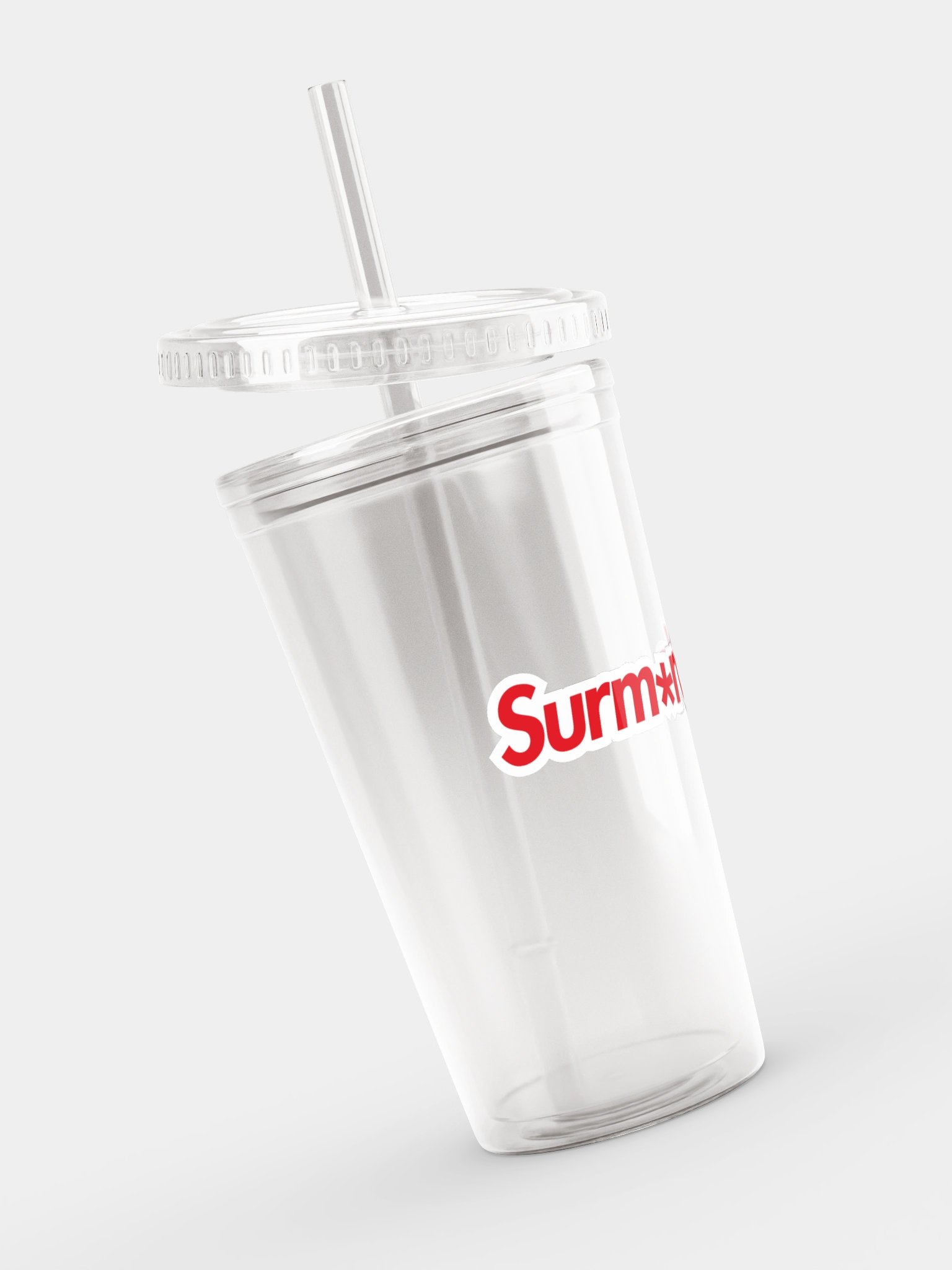 GOBELET TRANSPARENT "SURM*RDE" product image (4)