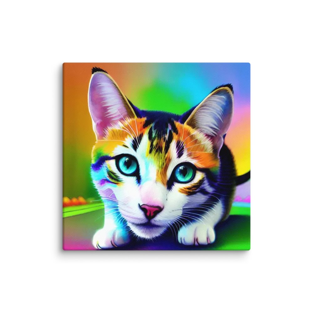 Cute Cat Digital Painting - v14 product image (1)