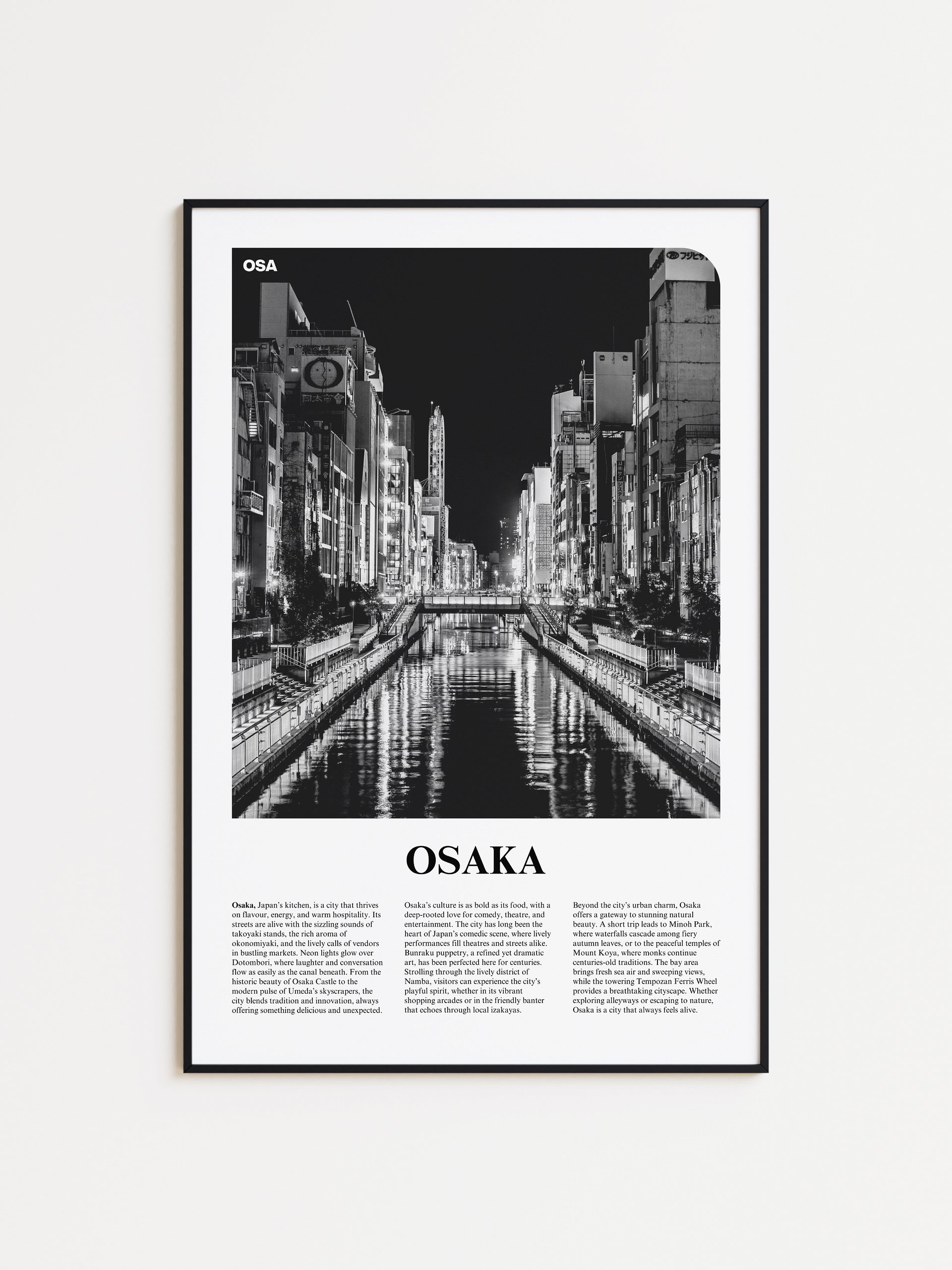 Osaka 01 Newspaper Poster product image (1)