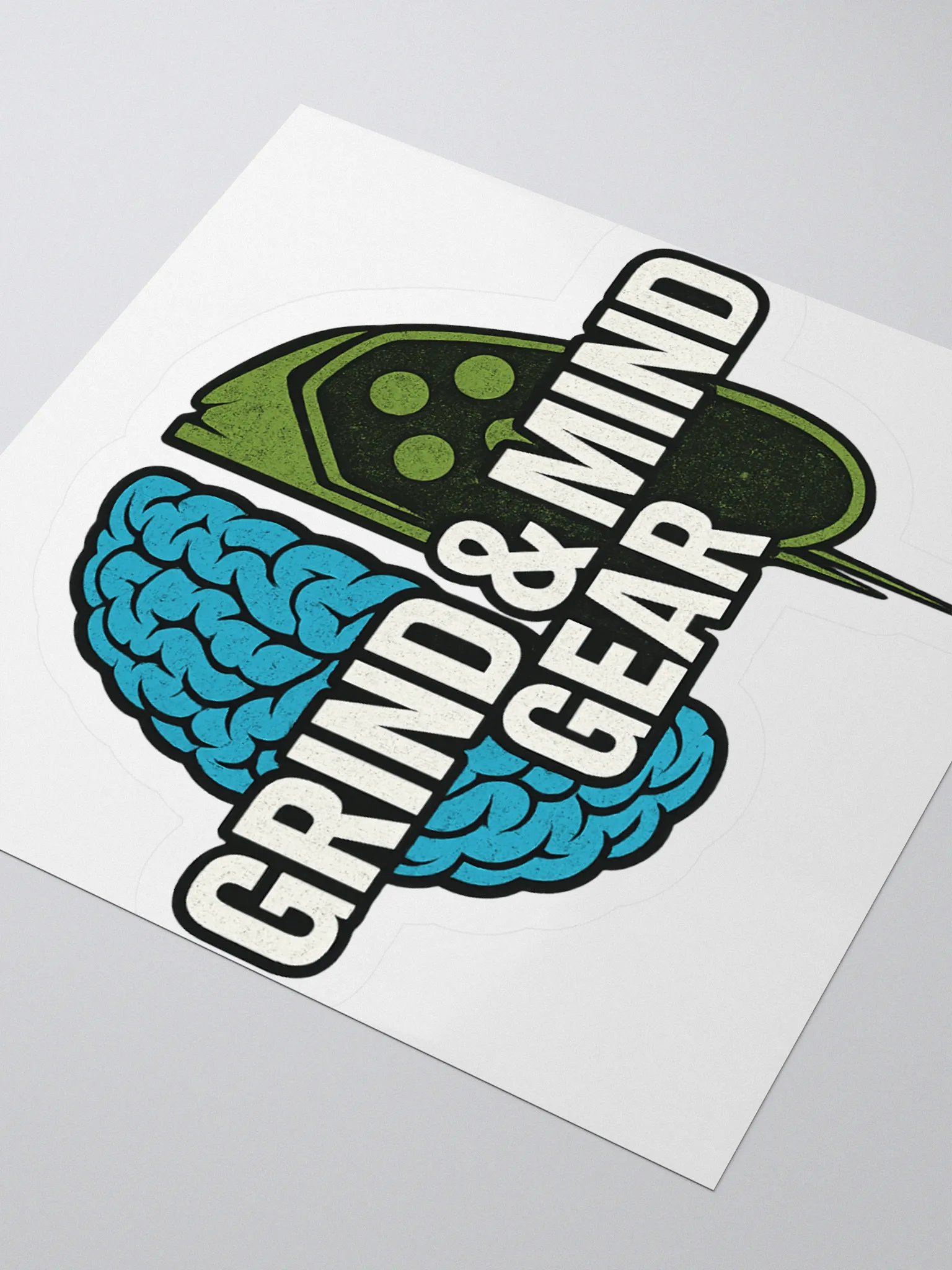 Grind And Mind Gear Logo Sticker product image (5)