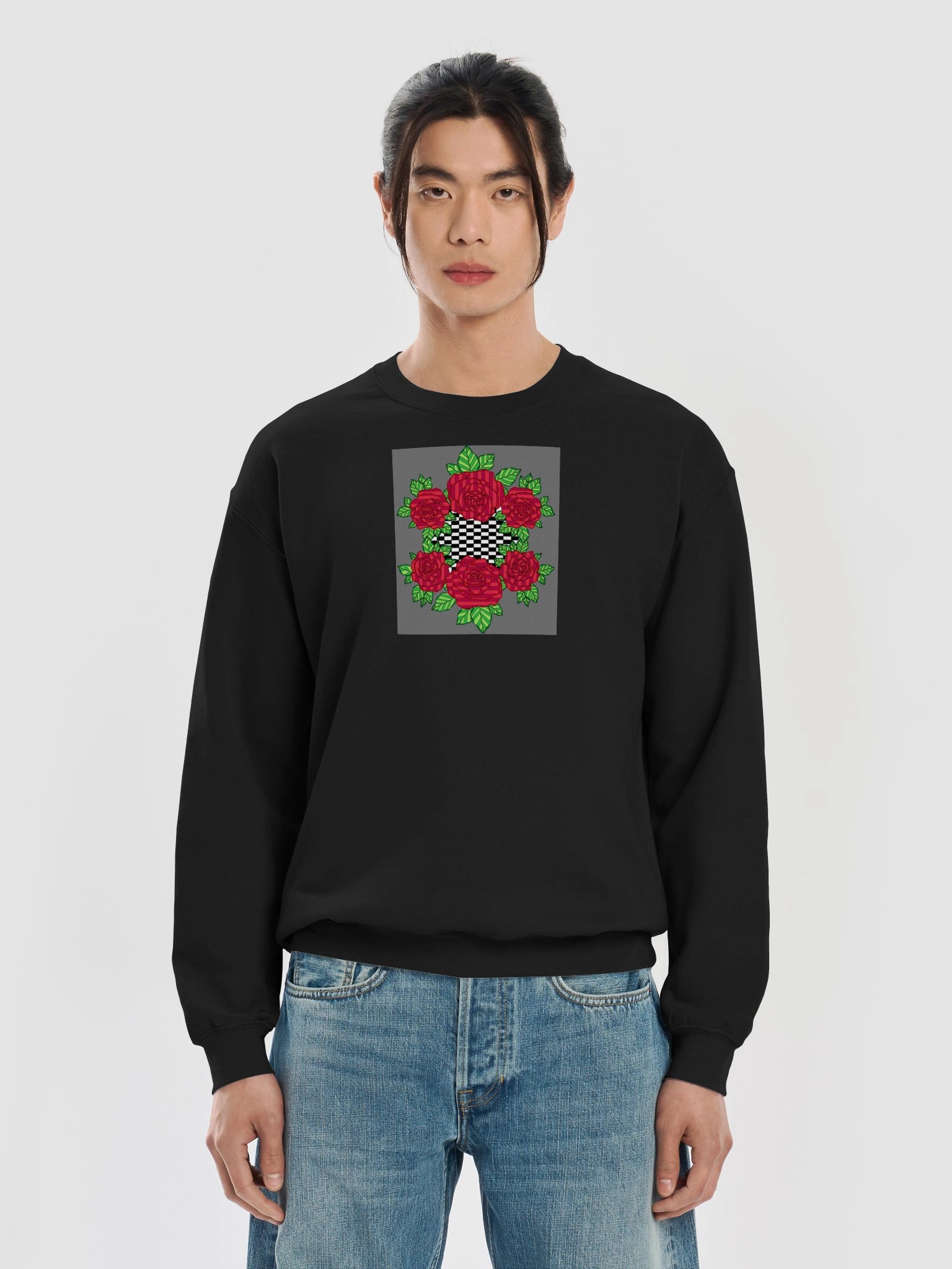 Crewneck Sweatshirt (Rose-Grey) product image (36)